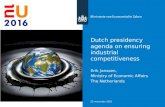 Dutch presidency agenda on ensuring industrial competitiveness (final)