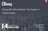 Nonprofits Who Partner: The Power in Collaboration