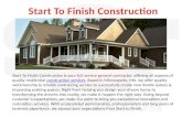 Start To Finish Construction