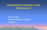 N. Bilic - "Hamiltonian Method in the Braneworld" 1/3