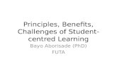 Principles, benefits, challenges of student centred learning