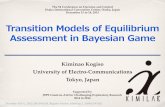 Transition Models of Equilibrium Assessment in Bayesian Game