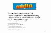 Establishment of indicators monitoring diabetes mellitus and its ...