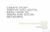 Create Content They've Gotta Read: How to Write for Social Media