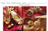 Tips for chhosing your wedding jewellery | easyshadi