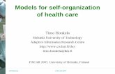 Timo Honkela: Models for Self-Organization of Health Care