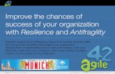 Improve the chances of success of your organization with Resilience and Antifragility
