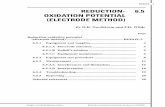REDUCTION- 6.5 OXIDATION POTENTIAL (ELECTRODE METHOD)