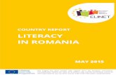 country report literacy in romania