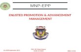 Enlisted Promotions and Advancement Management