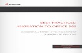 Office 365 Migration Best Practices