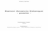 Ramon Amancio Estanque - poems -