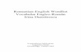 Romanian-English Wordlist