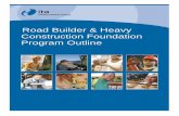 Road Builder & Heavy Construction Foundation Program Outline