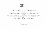 statistical report on general election, 2009 to the legislative