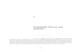 7 Probability Theory and Statistics