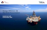 Songa Offshore SE Q3 2016 Presentation
