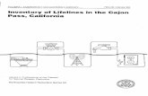 Inventory of Lifelines in the Cajon- Pass, California