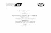 LIGHT LIST Volume V MISSISSIPPI RIVER SYSTEM 2017