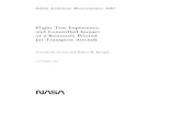 Flight Test Experience and Controlled Impact of a Remotely Piloted ...