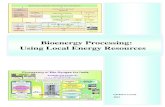 Bioenergy Processing: Using Local Energy Resources