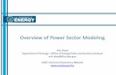 Overview of Power Sector Modeling
