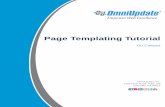 Page Templating Tutorial