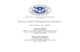 Privacy Impact Assessment, CBP Automated Targeting System