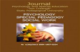Journal Psychology Special Pedagogy Social Work, Nr-30, year 2013