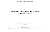 Harekrishna Meher - poems -