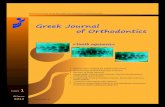 Greek Journal of Orthodontics