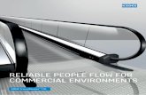 RELIABLE PEOPLE FLOW FOR COMMERCIAL ENVIRONMENTS