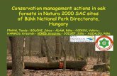 Conservation management actions in oak forests in Natura 2000 ...
