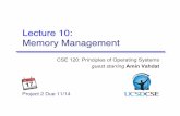 Lecture 10: Memory Management
