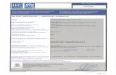 CERTIFICATES FDR ELECTRICAL EQUIPMENT (IECEE) ce ...