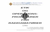 ETIK OG OPERATIONS- PROCEDURER FOR RADIOAMATØRE RR