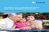 Transfers and Withdrawals from the Tiaa Traditional annuity (PDF)