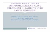 urinary tract cancer symptoms, screening and treatment in patients ...