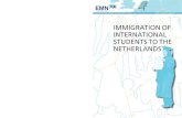 immigration of international students to the netherlands