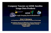 Computer Tutorial on MISR Satellite Image Data Products