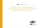 Research Foundation: Teaching Strategies GOLD™ Assessment ...