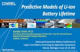 Predictive Models of Li-ion Battery Lifetime (Presentation), NREL ...