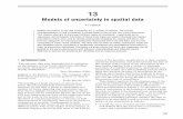 13. Models of uncertainty in spatial data