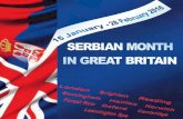 Serbian Month in Great Britain 2016