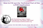 How to Fill out the Technical Part of the LPFM Application