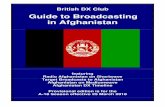 Guide to Broadcasting in Afghanistan