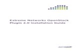 Extreme Networks OpenStack Plugin 2.0 Installation Guide