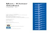 Mon-Khmer Studies Journal