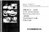 Comdial KeyVoice Install and Supervisor Guide