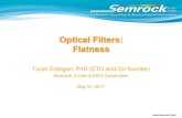 Presentation - Optical Filters: Flatness